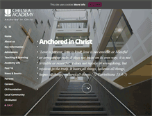 Tablet Screenshot of chelsea-academy.org